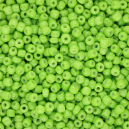 Rocalla cristal 8/0 (3mm) Verde lima