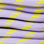Paracord trendy 10mm P&uacute;rpura lavanda-amarillo