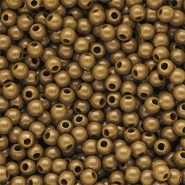 DQ Abalorios acr&iacute;licos 4 mm brillante Wood thrush brown 17-1129 TCX