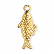 Colgantes Acero Inox pez Dorado