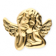 Broches llamativos in acero inox ángel Dorado