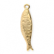 Colgantes Acero Inox pez Dorado