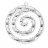 Colgantes Acero Inox esprial Plateado