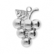 Colgantes Acero Inox a mano uvas Plateado