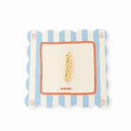 BY31® Colgantes de latón Eco-brass pasta fusilli Dorado