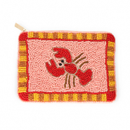 Monedero peque&ntilde;os c&aacute;ncer Rosa claro-rojo-marr&oacute;n claro-amarillo ocre