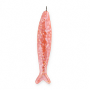 Colgantes de cer&aacute;mica griega DQ&reg; sardina Rosa coral