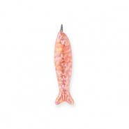 Colgantes de cer&aacute;mica griega DQ&reg; sardina Rosa coral