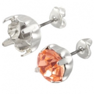 Pendientes para chat&oacute;n Swarovski SS39 Plateado
