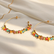 Set de inspiraciones De este modo se crean hermosas joyas con abalorios faceteados redondos