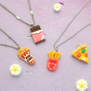 Set de inspiraciones Ideas creativas con abalorios de resina flores y abalorios de resina alimentos  