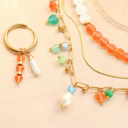 Set de inspiraciones Trucos para crear pendientes y collares con abalorios de vidrio