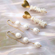 Set de inspiraciones Nueva imitación elegante de perlas de agua dulce