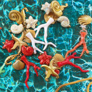 Set de inspiraciones Crea joyas veraniegas con abalorios acrílicos en forma de coral