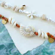 Set de inspiraciones Crea joyas veraniegas con abalorios y colgantes acrílicos de vida marina