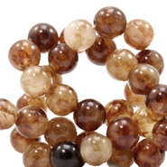 Piedras naturales Cuarzo 8mm Multicolor marron natural
