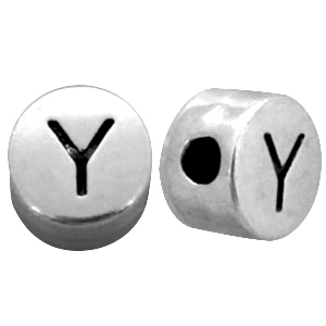 Abalorios letras met&aacute;licos Y plata vieja