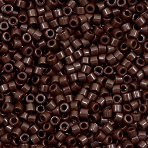 Abalorios Miyuki Delica's 11/0 Opaque chocolate brown DB-734