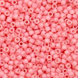 Abalorios Miyuki Delica's 11/0 Duracoat opaque dyed guava pink DB-2115