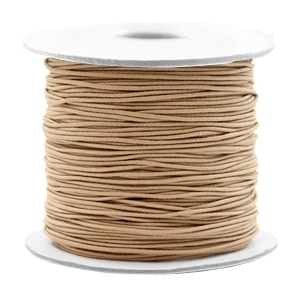 Hilo el&aacute;stico en color 0.8mm taupe marr&oacute;n