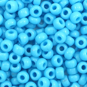 Miyuki Rocalla 6/0 Opaque turquoise blue 6-413
