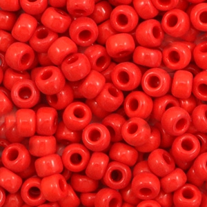 Miyuki Rocalla 6/0 Opaque red 6-408