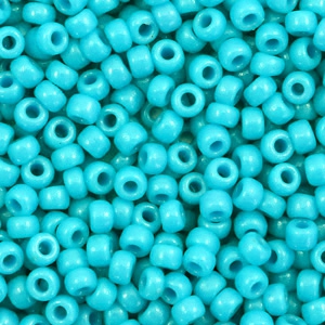 Miyuki Rocalla 8/0 Duracoat opaque underwater blue 8-4480