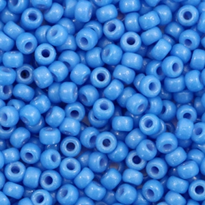 Miyuki Rocalla 8/0 Duracoat opaque delphinium blue 8-4484