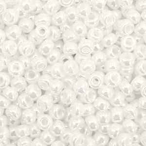 Miyuki Rocalla 8/0 Ceylon white pearl 8-528