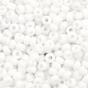 Miyuki Rocalla 8/0 Opaque white 8-402