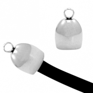Fornituras Acero Inox terminal &Oslash;8mm plata vieja
