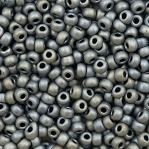 Miyuki Rocalla 8/0 Metallic matte silver grey 8-2002