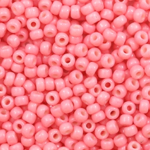 Miyuki Rocalla 8/0 Duracoat opaque guava pink 8-4465