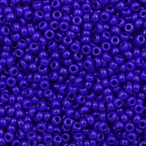 Miyuki Rocalla 11/0 Opaque cobalt blue 11-414