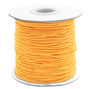 Hilo el&aacute;stico en color 1mm naranja girasol