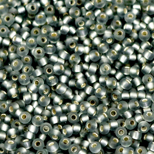 Rocallas Miyuki 11/0 Silverlined matte gray 11-21f