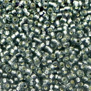 Rocallas Miyuki 11/0 Silverlined gray 11-21