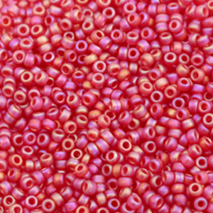 Rocallas Miyuki 11/0 Transparent matte ab ruby 11-141fr