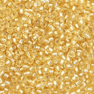 Rocalla Miyuki 11/0 Silverlined light gold 11-2