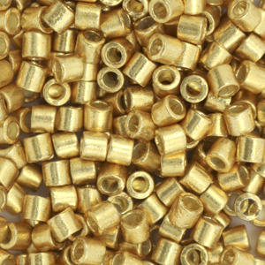Abalorios Miyuki Delica's 8/0 Duracoat galvanized gold DBL-1832
