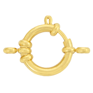 Fornituras Acero Inox reasa marinera 18mm con anillas Dorado