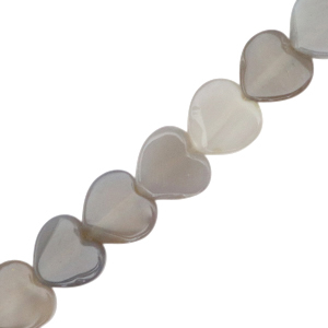 Piedras naturales coraz&oacute;n &Oacute;palo gris