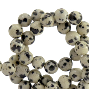 Piedras naturales Jaspe D&aacute;lmata 8mm Greige