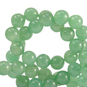 Piedras naturales Cuarzo de Aventurina 8mm Verde kelly