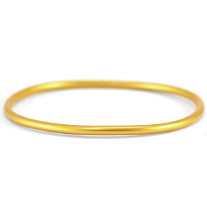 Pulsera imitaci&oacute;n Pan de Oro 3mm talla L Dorado Aspen