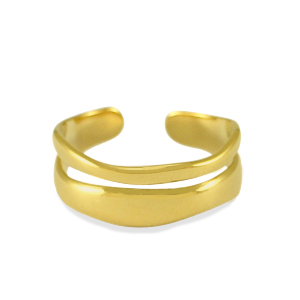 Anillos Acero Inox Dorado