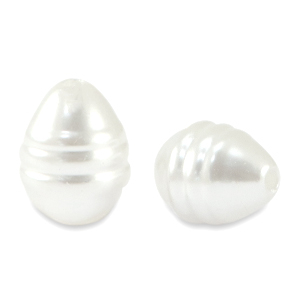 Imitaci&oacute;n de perlas de agua dulce Blanco