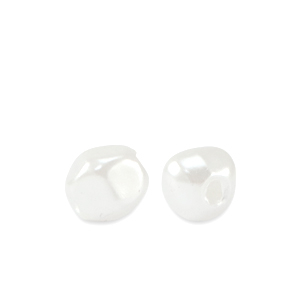 Imitaci&oacute;n de perlas de agua dulce Blanco