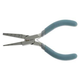 Beadsmith Alicate para crear anillos cuadrados con muelle Turquesa-plateado
