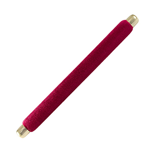 Expositor de joyer&iacute;a almohadilla terciopelo para anillos Magenta p&uacute;rpura-dorado